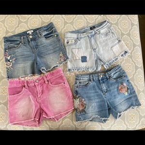 Girls Cutoff Shorts Bundle (4 pairs)